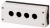 OBUDOWA KASET STEROWNICZYCH 4 OTWOROWA IP66 M22-I4 - EATON - 216539