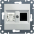 GNIAZDO KOMPUTEROWE RJ11/12 + RJ45 BIAŁY LUMINA - HAGER - WL2210