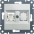 GNIAZDO KOMPUTEROWE POJEDYNCZE RJ45 KAT5E UTP BIAŁY LUMINA - HAGER - WL2110