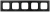 RAMKA PIĘCIOKROTNA DO ŁĄCZNIKÓW IP44 CZARNY METALIK SONATA - OSPEL - RH-5R/33