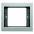 RAMKA POJEDYNCZA ALUMINIUM K.5 - HAGER - 13137003
