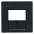 ELEMENT CENTRALNY DO GNIAZDA GŁOŚNIKOWEGO ANTRACYT AKSAMIT Q.1/Q.3 - HAGER - 6810336086