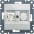 GNIAZDO KOMPUTEROWE POJEDYNCZE RJ45 KAT. 5E FTP BIAŁY LUMINA - HAGER - WL2130