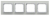 RAMKA POCZWÓRNA SZKŁO BIAŁE IMPRESJA. - OSPEL - R-4YGC/31/00