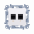 Gniazdo RJ45 kat. 6 + gniazdo telefoniczne RJ11 (moduł); biały - KONTAKT SIMON - C6T.01/11