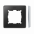 Ramka 1-krotna, Detail SELECT-metal, GRAFIT / podstawa Aluminium - KONTAKT SIMON - 8201610-240
