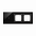 Panel dotykowy S54 Touch, 3 moduły, 1 pole dotykowe + 2 otwory na osprzęty S54, zastygła lawa - KONTAKT SIMON - DSTR3100/73