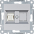 GNIAZDO KOMPUTEROWE POJEDYNCZE RJ45 KAT. 5E UTP SREBRNY LUMINA INTENSE - HAGER - WL2112