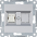 GNIAZDO KOMPUTEROWE POJEDYNCZE RJ45 KAT. 5E FTP SREBRNY LUMINA - HAGER - WL2132
