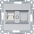 GNIAZDO KOMPUTEROWE POJEDYNCZE RJ45 KAT. 6 FTP SREBRNY LUMINA - HAGER - WL2172