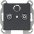 GNIAZDO RTV PRZELOTOWE CZARNY LUMINA - HAGER - WL3023
