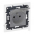 GNIAZDO POJEDYNCZE Z UZIEMIENIEM 2P+Z Z PRZESŁONAMI ZACISKI AUTOMATYCZNE 16A 230V IP44 ALUMINIUM NILOE STEP - LEGRAND - 863336