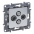 NILOE SELECTION - GNIAZDO TV-RD-SAT-SAT KOŃCOWE DO INSTALACJI TYPU GWIAZDA 1,5 DB ALUMINIUM - LEGRAND - 762166