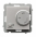 REGULATOR TEMPERATURY SREBRO MAT SONATA - OSPEL - RTP-1R/m/38