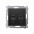Gniazdo komputerowe RJ45 kategoria 5e + telefoniczne RJ12 (moduł); czarny - KONTAKT SIMON - D5T.01/49