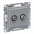 GNIAZDO SAT 2X TYP "F" KOŃCOWE - PODWÓJNE - 1.5 DB ALUMINIUM SUNO - LEGRAND - 721373
