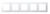 RAMKA PIĘCIOKROTNA BIAŁY SZAFIR - OSPEL - R-5Z/00