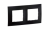 NOWE NILOE - RAMKA PODWÓJNA CZARNA (BLACK) - LEGRAND - NP112BK
