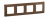 NOWE NILOE - RAMKA CZTEROKROTNA BRĄZOWA (DARK BRONZE) - LEGRAND - NP114DB