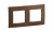 NOWE NILOE - RAMKA PODWÓJNA BRĄZOWA (DARK BRONZE) - LEGRAND - NP112DB