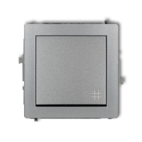 DECO; Mechanizm łącznika krzyżowego srebrny metalik - KARLIK - 7DWP-6