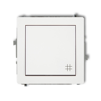 DECO; Mechanizm łącznika krzyżowego biały - KARLIK - DWP-6