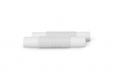 ZCL-37 ZŁĄCZKA KOMP. PVC KARBOWANA ZCL-37 BIAŁA /50SZT/ - TTPLAST - 10122