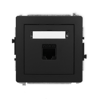 DECO METALIC GNIAZDO KOMP.1XRJ45 8-STYK 12DGK-3 - KARLIK - 12DGK-3