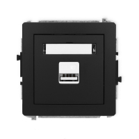 Mechanizm ładowarki USB pojednczej, 5V,2A - KARLIK - 12DCUSB-3