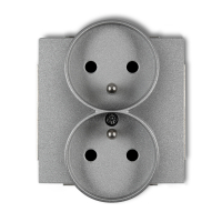 DECO METALIC GNIAZDO PODW.+0 DO RAMKI SOFT 7DGPRSO-2ZP - KARLIK - 7DGPRSO-2zp