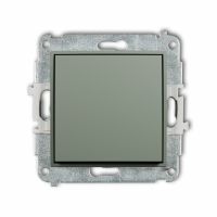 Mechanizm łącznika jednobiegunowego podtynkowy IP 20 / IP 44, 10AX 250V~ MINI szałwiowy - KARLIK - 61MWP-1