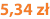 5,34 zł