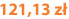 121,13 zł