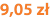 9,05 zł