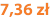 7,36 zł