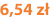 6,54 zł