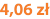 4,06 zł