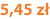 5,45 zł