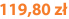 119,80 zł