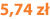 5,74 zł